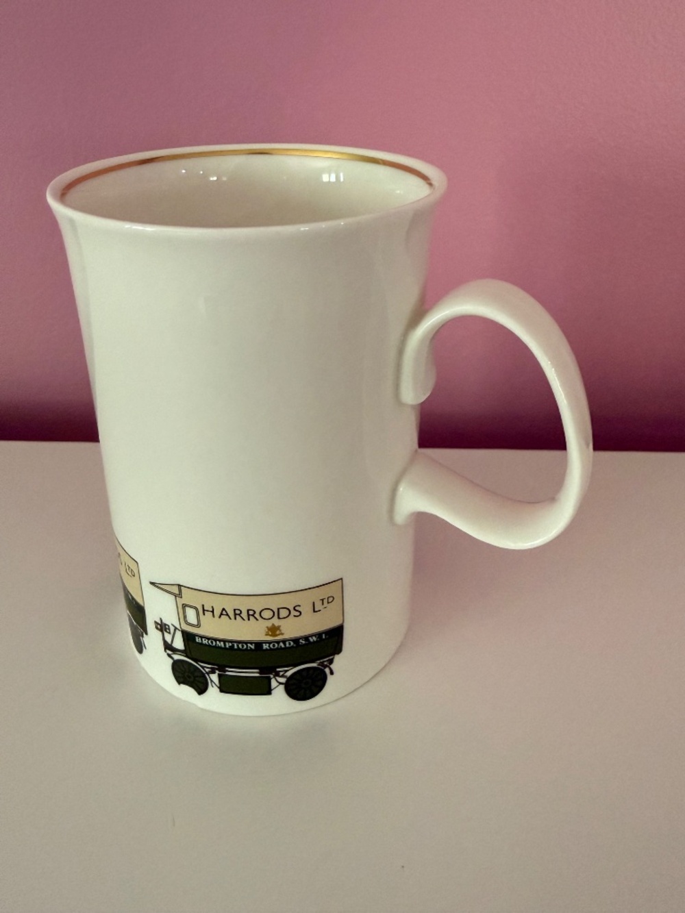 Harrods of London Vintage Fine Bone China Mug - Picture 4 of 6
